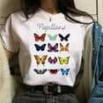 thumbnail image 1 of T-Shirts d'Été pour Femmes Grande Taille en Liquidation, T-Shirts à Col Rond Imprimés pour Femmes Grande Taille, T-Shirt Graphique à Manches Courtes avec Imprimé Chat, T-Shirt à Col en V pour Femmes en Liquidation, 1 of 4