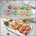 Walchoice Stainless Steel Baking Sheet & Cooling Rack Set, Oven Safe ...