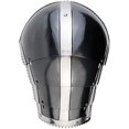 thumbnail image 2 of Kaspar Blackened Spaulders Shoulder Guard Sca LARP Armour, 2 of 2