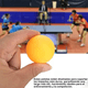 thumbnail image 5 of Pelotas Ping Pong 60 pzs Lab.G, Naranja, 5 of 5