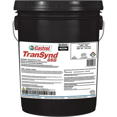 Castrol TranSynd 668 Synthetic Automatic Transmission Fluid, 5 gal