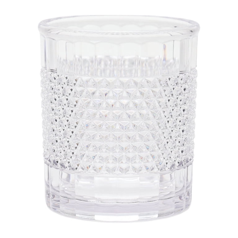 Mainstays 14 oz Short Acrylic Diamond Texture Tumblers, 6-Pack photo 2