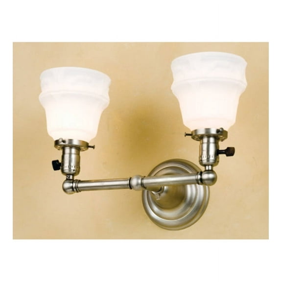 Meyda Tiffany 50624 13" Wide 2 Light Vanity Light - Nickel