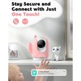 thumbnail image 4 of MaxiViz Cámara para mascotas, cámaras de seguridad para interiores 2K, cámara para perros de 360° con aplicación de teléfono, monitor de bebé con llamada de un solo toque, detección y seguimiento de m, 4 of 5