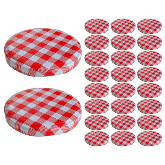 40pcs Airtight Canning Lids Glass Jar Covers Multipurpose Jar Lids Leakproof Canning Lids