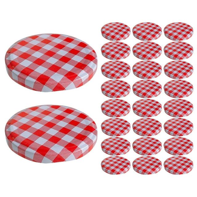 40pcs Airtight Canning Lids Glass Jar Covers Multipurpose Jar Lids Leakproof Canning Lids