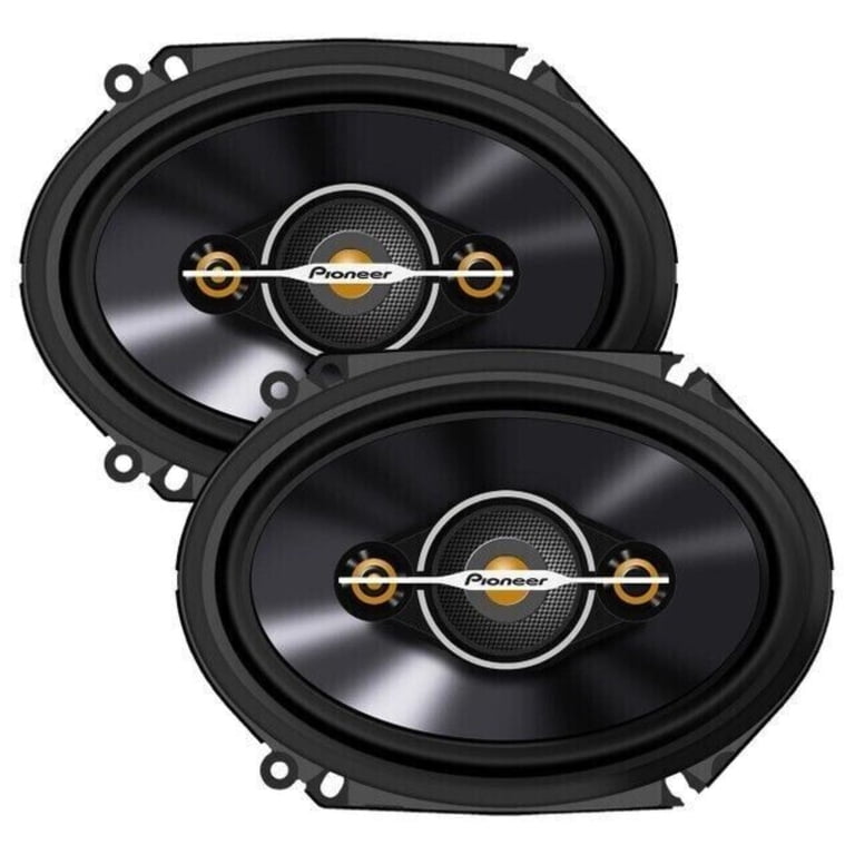 Pack of 4) PIONEER A-Series TS-A6881F, 4-Way Coaxial Car Audio
