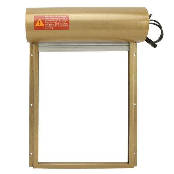 Solar Powered Automatic Chicken Coop Door Opener With Timer For Duck Goose Farm