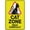 Warning Sign 2, variant on Vintage Metal Tin Sign Caution Automatic Door Opens Outwards Retro Vintage Sign 8"x12", Home Bar Pub Kitchen Restaurant Wall Decor Plaque, Automatic Door Direction Marker