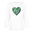 thumbnail image 4 of Ceisia Men's St. Patrick's Day 3/4 Sleeve T-Shirts, Relaxed Fit Crew Neck Shamrock Heart Graphic Tees Gifts, 4 of 4