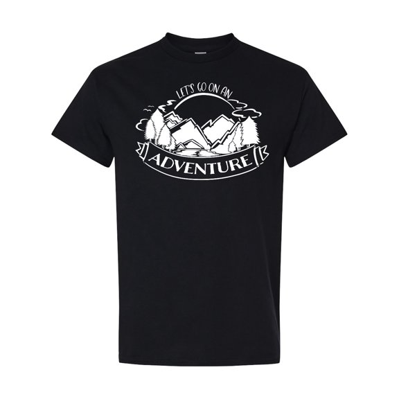 Inktastic Let's Go on an Adventure Mountains T-Shirt