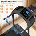 thumbnail image 5 of Simpfree 4.5HP Auto Incline Treadmill 400lbs Capacity,8.5MPH Portable Treadmill,12+3 Programs, 5 of 7