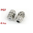 thumbnail image 2 of Unique Bargains 4 PCS PG7 3-6.5mm Wire Range Waterproof Locknut Stuffing Cable Gland Connector, 2 of 2