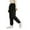 Black, variant on Boys Pants Winter Down Pants Insulated Trousers With White Windproof Outdoor Play Casual Joggers For Toddlers Kids Youth Children,Sizes 5-6Y