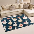 thumbnail image 2 of Duck Bow Pattern Memory Foam Area Rug 60"x39" Non Slip, Absorbent, Fade Proof for Living Room, Bedroom, Office, 2 of 7