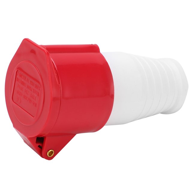 Industrial Power Connector, 380-415V 4Pin Waterproof Industrial Connector Waterproof Connector For Railway For Stationing
