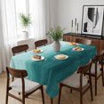 thumbnail image 6 of Turquoise Ombre Table Cloth Waterproof Tablecloths, Modern Abstract Art Ocean Oil Painting Tablecloth Dining Table Cover for Kitchen Party Tabletop Outdoor, Rectangle Tablecloth 60x102 Inch, 6 of 9