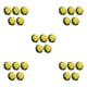 thumbnail image 3 of Matsuzay 5x flor de loto artificial para decoración interior/exterior Amarillo, 3 of 6