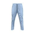 thumbnail image 3 of Men'S Quarter Zip Short Sleeve Top & Jogger Pants 2 Piece Outfit Light Blue XL, 3 of 7