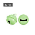 thumbnail image 3 of Jingle Bells, 22mm 80pcs Craft Bells for DIY Holiday Decoration, Party, Home, Festival, Wedding, Dark Green, 3 of 5