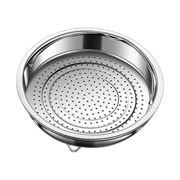 Stainless Steels Food Steamers Basket with Handle Round Steaming Grid Steaming Tray Rice Fruit Washer Easy to Clean