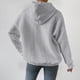 thumbnail image 5 of Sudadera con Capucha para Mujer, A , Cálida, Informal, Holgada, de Gran Tamaño. Gris XL, 5 of 7