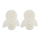 thumbnail image 1 of Zapato de perla Flor JAAS aspecto brillante novedoso 2 uds, 1 of 5