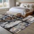 thumbnail image 4 of 6'x9' Area Rugs, Retro Coastal Indoor Outdoor Area Rug for Living Room Bedroom, Nautical Ocean Compass Summer Beach Washable Bathroom Rugs Kitchen Floor Carpet Mats Home Decor Aesthetic, 4 of 8