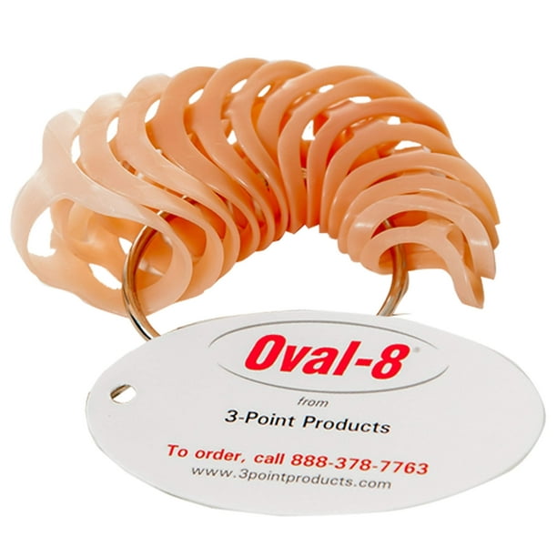 3Point Products Oval8 Finger Splints Sizing Set NEW