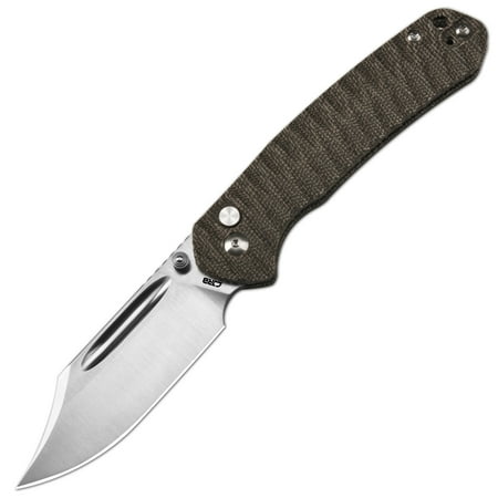 CJRB Bowie Pyrite Pocket Folding Knife J1942-ODG