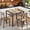 Gray -storage, variant on Kitchen Table and Chairs Set for 2, Lofka Dining Table with Storage Rack for Storing Tissues and Cups, 300lbs, Gray