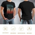 thumbnail image 5 of Emotional Support Husband Chic Men's Cotton Short Sleeve HD Print Tee for Casual T-Shirt Crew Neck Top Black L, 5 of 7