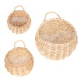 thumbnail image 2 of MasteelfCA 3Pcs Exquisite Wall Hanging Flower Baskets Rural Wall Hanging Bracketplant Pots, 2 of 8