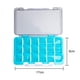 thumbnail image 3 of Caja de pesca portátil impermeable cebo señuelo cajas de anzuelos herramienta de pesca (azul) Likrtyny Para Estrenar, 3 of 3