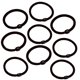 thumbnail image 1 of EeaseMX 50 piezas de cuerdas elásticas para el cabello, anillos para el cabello simples, coleteros clásicos, anillos para el cabello para mujeres, 1 of 8