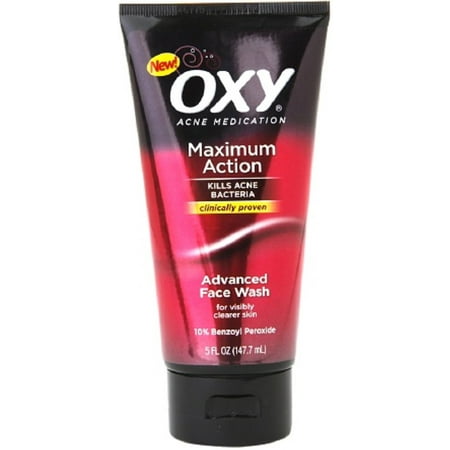 OXY Acne Medication Maximum Action Advanced Face Wash 5 oz (Pack of