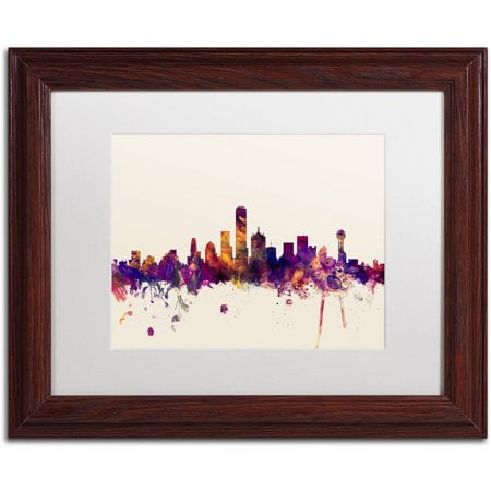 Trademark Fine Art "Dallas Texas Skyline" Canvas A