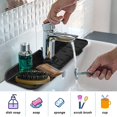 thumbnail image 4 of Kitchen Faucet Absorbent Mat Sink Splash Guard Silicone Faucet Splash Catcher Countertop Protector For Bathroom Kitchen Gadgets, 4 of 7