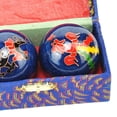 thumbnail image 3 of facefd Entraînement de Baoding dans une Boîte de Baoding 2 Pcs/ensemble Santé Fatigue Rafraîchir l'Esprit Baoding avec Boîte Réduire Boules de Baoding Boîte Rouge Bleu, 3 of 9
