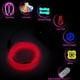 thumbnail image 3 of Cadena De Neón Brillante, Larga Duración, 4 Modos De Iluminación Dinámica, Batería Portátil, Tira De Luces De Neón, Color Rosa, 4 Piezas Para Celebraciones Festivas, 3 of 7