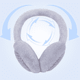 thumbnail image 2 of Children winter warm soft plush earmuffs Boys and girls outdoor football earmuffs, 2 of 5
