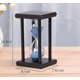 thumbnail image 2 of Temporizador de reloj de arena de 30 minutos, reloj de arena de madera para regalos creativos, decoración de habitación, oficina, decoración de cocina, cumpleaños (30 minutos, azul, 2 of 5