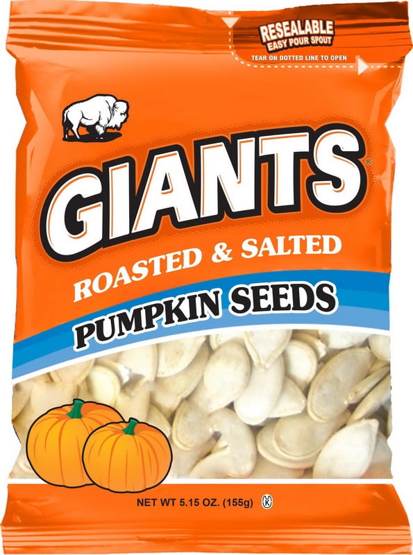(Price/Case)Giant Snack 22550 Giants Pumpkin Seeds Roasted & Salted 12