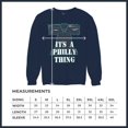 thumbnail image 7 of It's a Philly Thing Funny Sweatshirt Philadelphia Championship City of Brotherly Love Football League Fan Crewneck, 7 of 7