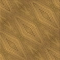 thumbnail image 1 of Ahgly Company Indoor Square Patterned Dark Bisque Brown Area Rugs, 7' Square, 1 of 6