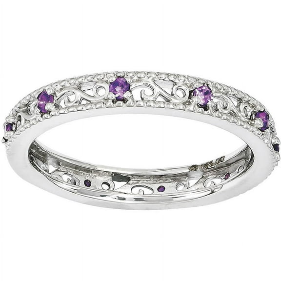 Amethyst Sterling Silver Ring