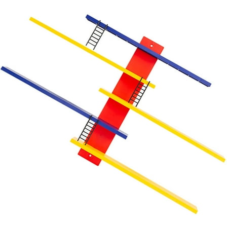 Wall Mountable Storage Rack for Pens Assorted Color ABS Material Compact Size 5.9x3.1 Inches