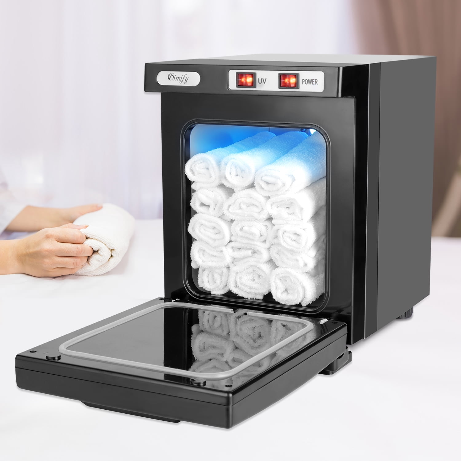 Hot Towel Warmer, Professional 8L Large Capacity Hot Towel Cabinet with  See-Through Window, 2-in-1 Spa Towel Warmers for Facials, Barber, Salon,  Esthetician, Gym, Hotel, Home Use - Walmart.com