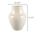 thumbnail image 2 of Better Homes and Gardens 14.38"H Ceramic Chic Neutral Vase Made for Tabletops - 10.12 lbs, 2 of 7