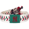 thumbnail image 1 of New York Yankees Holiday Baseball Bracelet, 1 of 1